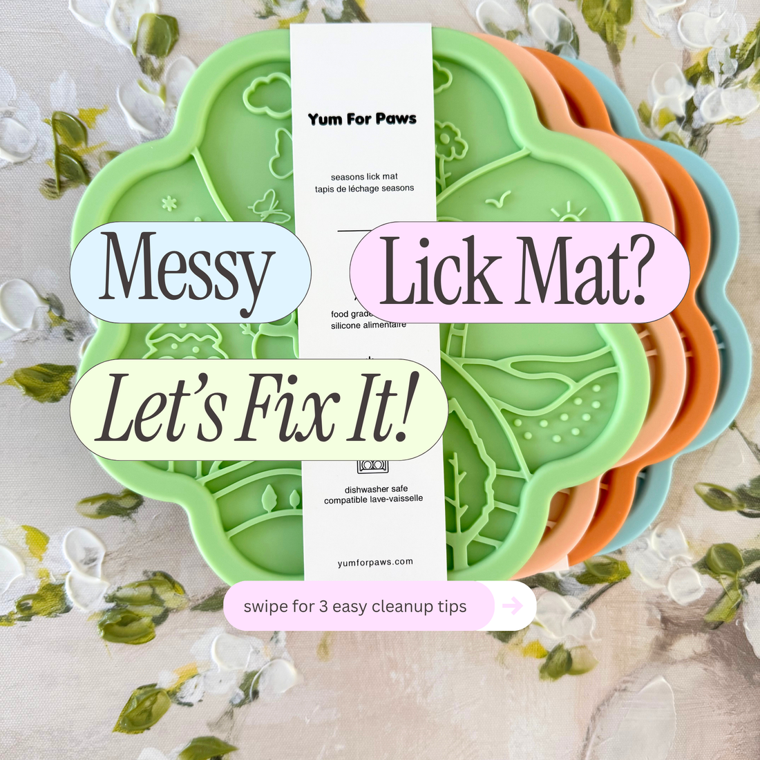 Messy Lick Mat? 3 Simple Cleaning Tricks That Actually Help