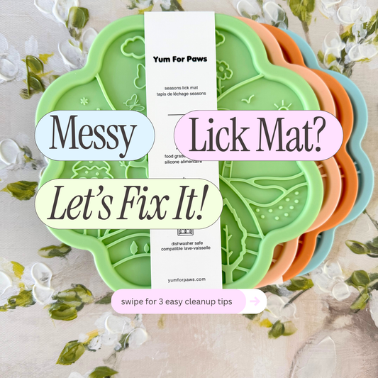 Messy Lick Mat? 3 Simple Cleaning Tricks That Actually Help